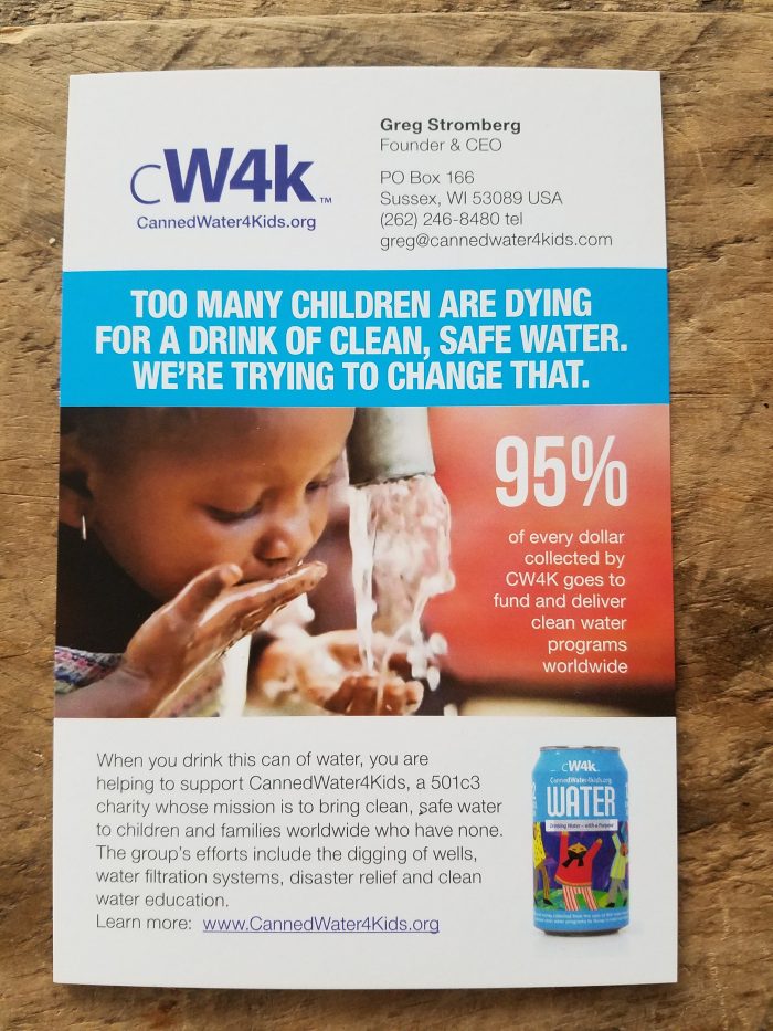 The Best Water for an Emergency MLE