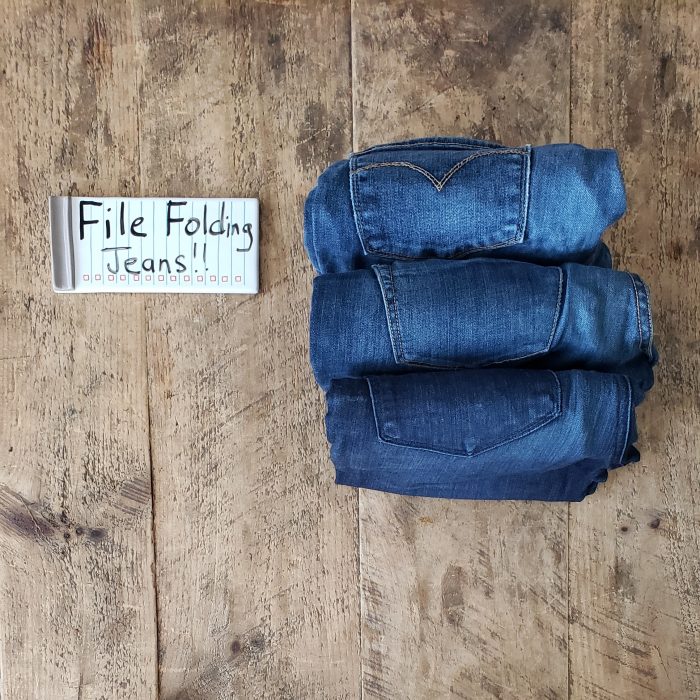 How to File Fold Jeans MLE